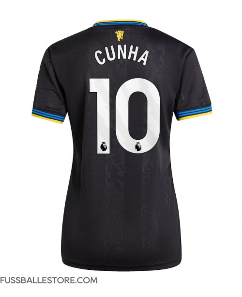 Günstige Manchester United Matheus Cunha #10 3rd trikot Damen 2025-26 Kurzarm Günstige Manchester United Matheus Cunha #10 3rd trikot Damen 2025-26 Kurzarm